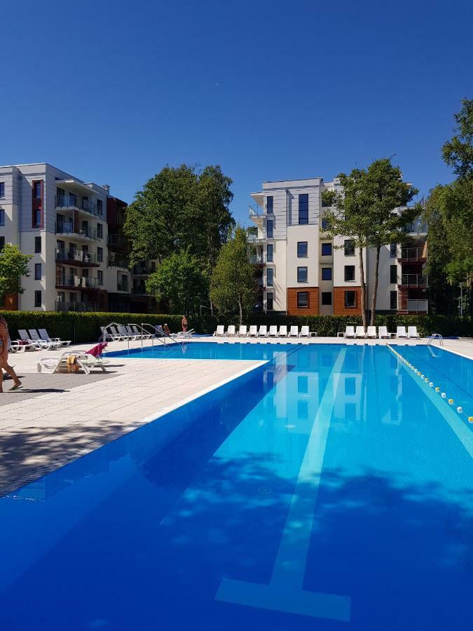 Apartament Pomaranczowy Z Basenem,Sauna-Blisko Morza. Kolobrzeg Bagian luar foto