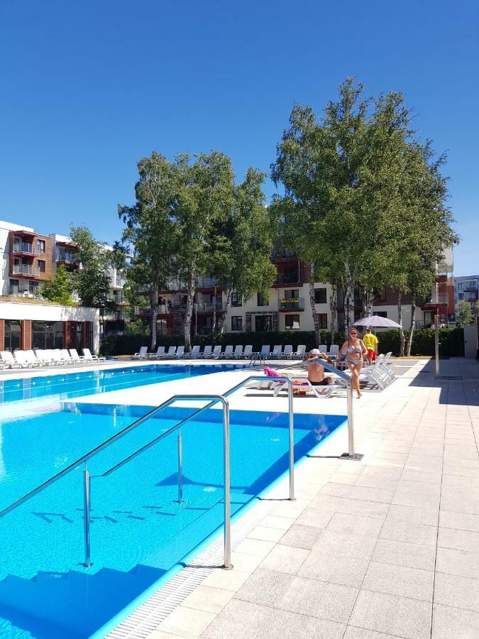 Apartament Pomaranczowy Z Basenem,Sauna-Blisko Morza. Kolobrzeg Bagian luar foto